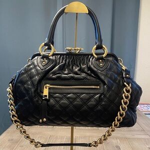 Marc Jacobs “Stam” bag in Black Quilted Leather (OBO)